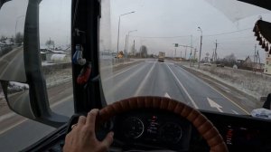 Работа дальнобойщиком на автомобиле ман TGX.