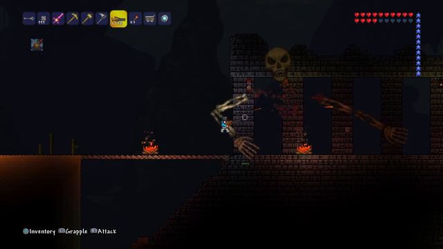 Terraria: Biggy Blue vs Skeletron смотреть онлайн