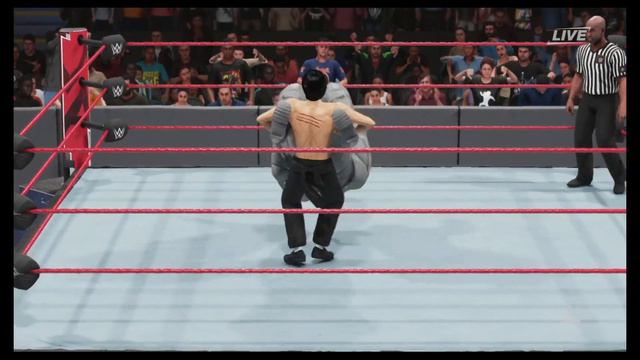Bruce Lee vs. Rhino (WWE 2k19) - CPU vs. CPU - Epic Battle 💯 🐲 - Dragon Fights 🐉 смотреть онлайн