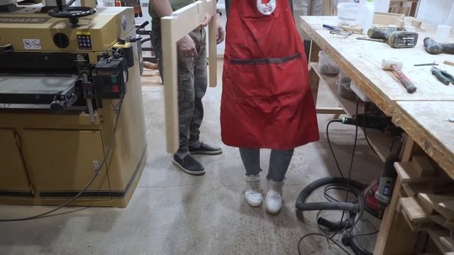 Как сделать простой стул своими руками с использованием станков / Столярка / Мастерская смотреть онлайн