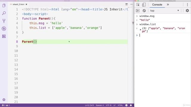 23.4 The creative combination of a constructor and the call or apply method in Javascript смотреть онлайн