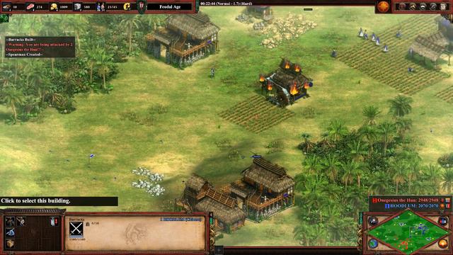 Age of Empires II: Definitive Edition | 1 vs. 1 | Chinese vs. Huns | part 1 смотреть онлайн