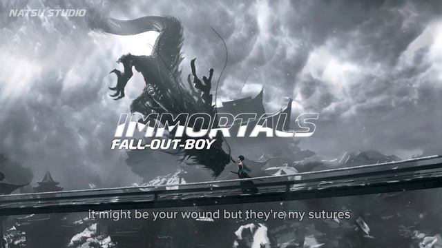 Immortals - Fall Out Boy | Lyrics смотреть онлайн