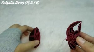 DIY || bros kupu-kupu part 2 || || Butterfly || how to make satin ribbon flower || HD TUTORIAL