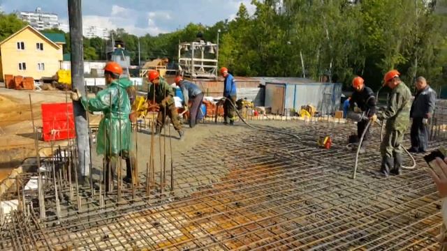 Заливка плиты перекрытия смотреть онлайн