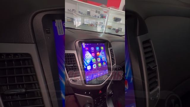 Chevrolet Cruze - Multimídia TESLA 4/32gb octacore CarPlay e AndroidAuto, waze, Google, Spotify смотреть онлайн