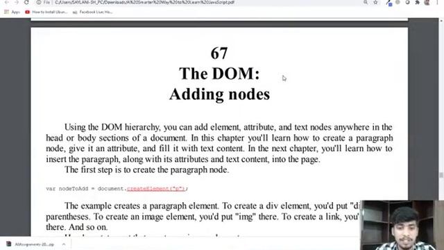 Web & Mobile App course Class # 18 JavaScript(DOM, Creating New HTML Tags) смотреть онлайн