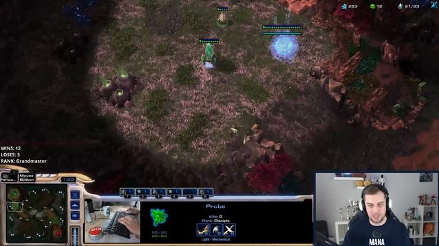 Salty Protoss accuses me of hacking! BUT WHY?! | Mass Zealots #5 StarCraft 2 смотреть онлайн