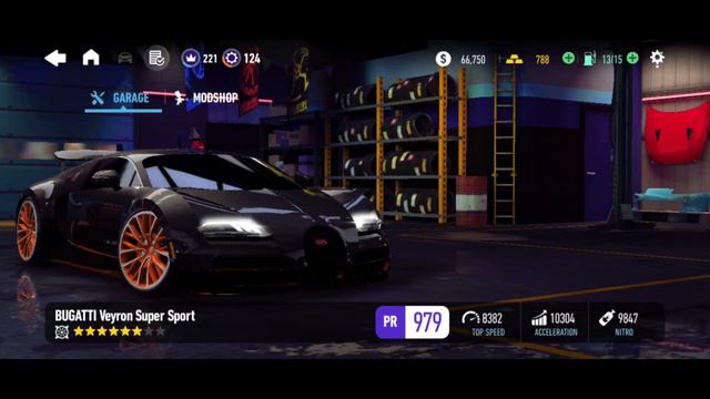 NFS: No Limits - Bugatti Veyron Super Sport - 6th STAGE UP смотреть онлайн