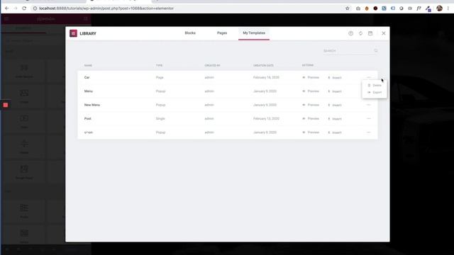 How to import and export page templates with images in Elementor? смотреть онлайн