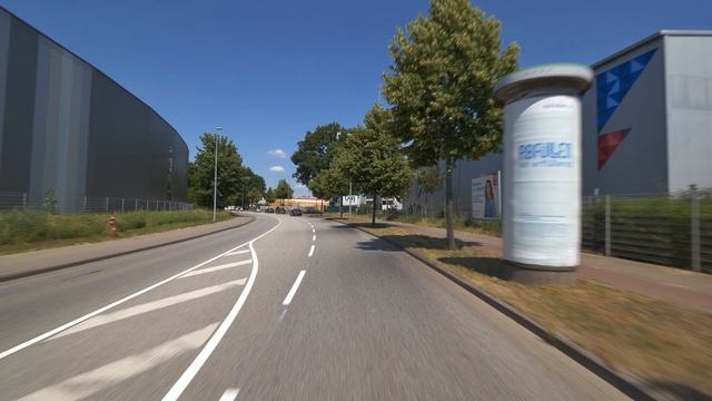 Norderstedt, Schleswig-Holstein, Germany: Niendorfer Straße - 4K (2160p/60p) Ultra HD