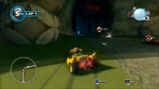 Sonic & All-Stars Racing Transformed (PS3) Aiai in Rogue Cup (Expert) смотреть онлайн