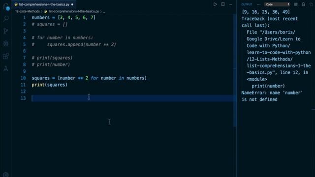 Python Programming Tutorial # 94 | List Comprehension Definition And Syntax - English смотреть онлайн