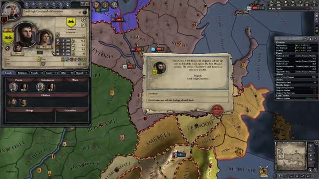 CK2: GoT Mod- Small Council Stream (Rhaegar) #2 смотреть онлайн