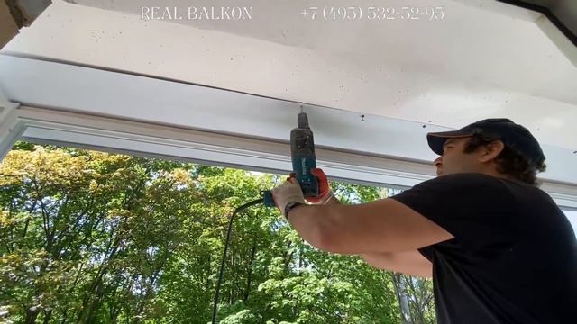Остекление балкона в хрущевке от «Реал-Балкон» смотреть онлайн