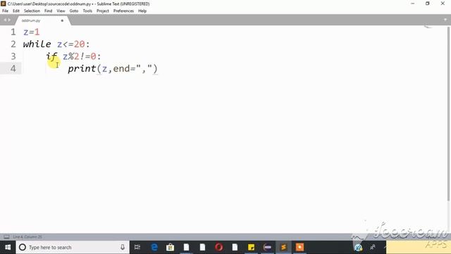 Python tutorial: print odd numbers program with source code(በአማርኛ) смотреть онлайн