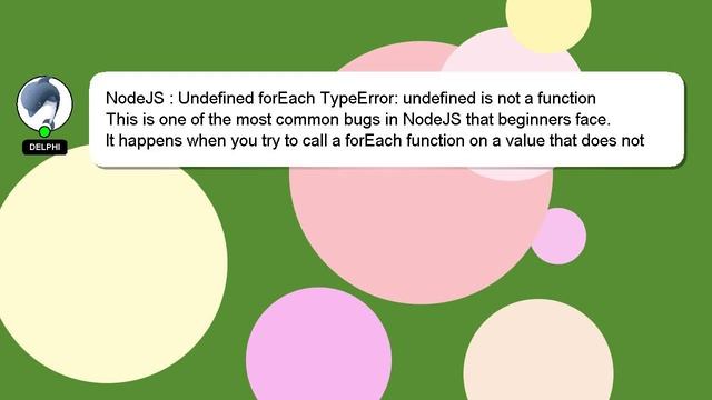 NodeJS : Undefined forEach TypeError: undefined is not a function смотреть онлайн