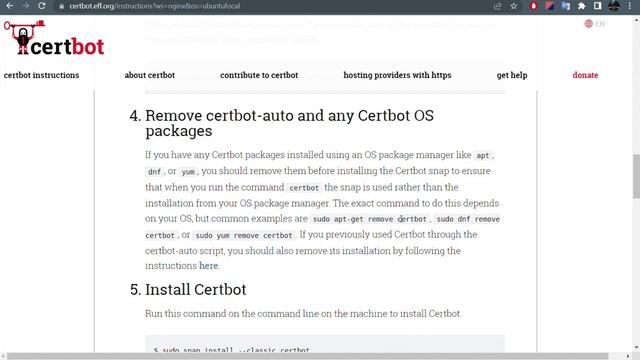Включаем HTTPS на своём сайте за 5 минут используя Letsencrypt и Certbot смотреть онлайн