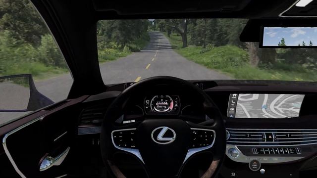 BeamNG.drive - Lexus LS500 3.5 AT Comfort 2019 - Car Show Test Drive Crash . смотреть онлайн