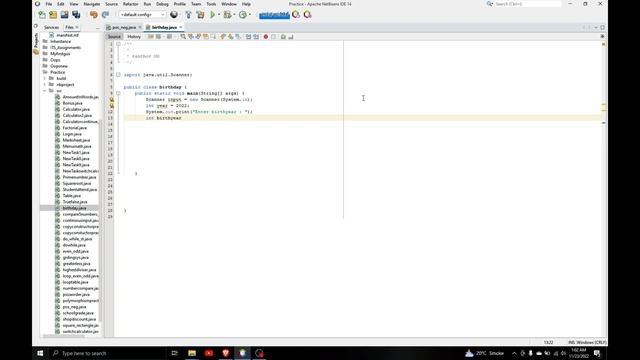How to make simple age calculator program in java смотреть онлайн