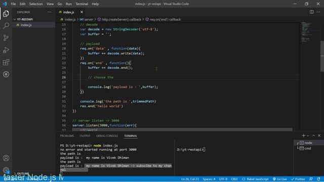PayLoad And Router In Node.js | What Is Payload And How To Use Routes In Node.js | Hindi смотреть онлайн