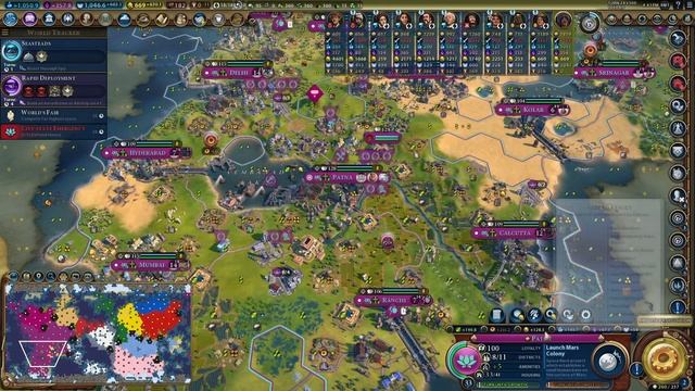 Civ 6 | “Real Strategy” Makes The AI Play SO Much Better!!! #4 - (Deity India Civilization VI) смотреть онлайн