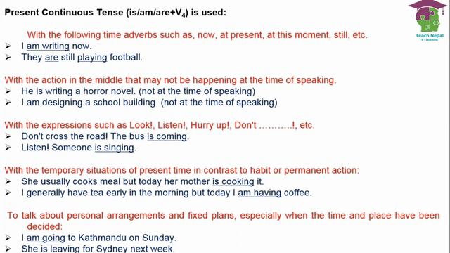 Simple Present & Present Continuous/Grade 11 Compulsory English/Teach Nepal/Ramesh Adhikari смотреть онлайн