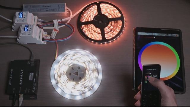 Управление LED лентами через Savant DMX контроллер смотреть онлайн