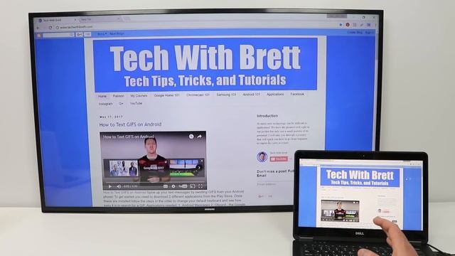 Mirror Your Computer to Your TV With Chromecast смотреть онлайн