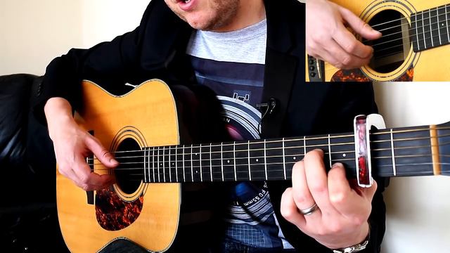 Elvis - I Can't Help Falling In Love With You - Fingerstyle Guitar Instrumental - FREE TAB - Part 1 смотреть онлайн