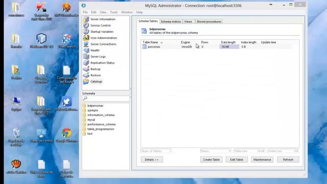 Como crear una base de datos en mysql administrator y conexion con java primera parte смотреть онлайн