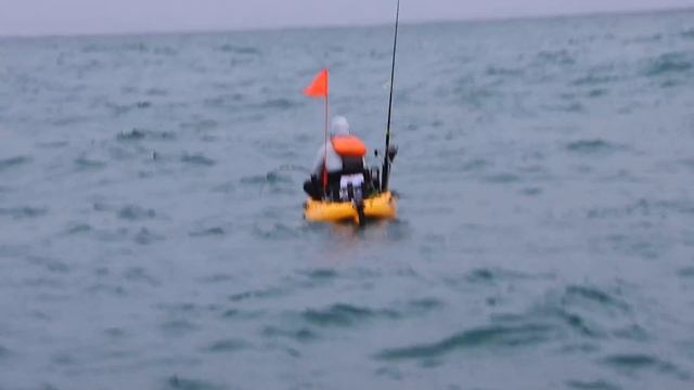 Kayak Fisherman Towed Out to Sea by HUGE Fish in a Storm (Pt. 2 of 2) смотреть онлайн