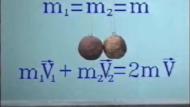 Неупругое соударение шаров смотреть онлайн