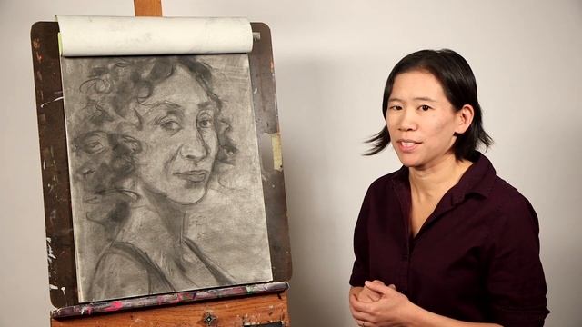 Vine Charcoal Drawing for Beginners, RISD Art Professor Demo смотреть онлайн