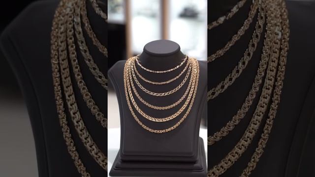 Виды плетений и длина цепей смотреть онлайн
