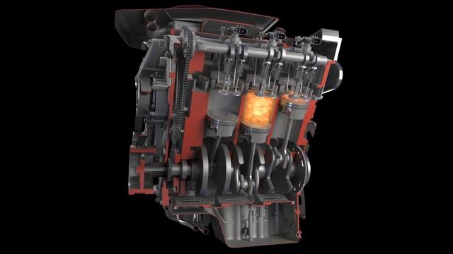 How V6 Engine Works - 3D Animation смотреть онлайн