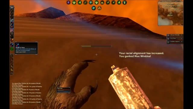 Darkfall Online gameplay - chasing dwarves смотреть онлайн