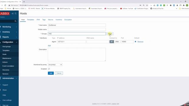 17 How to Monitor a Host Via Proxy in Zabbix смотреть онлайн