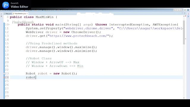Different ways to Maximize and Minimize the browser window in Selenium WebDrive смотреть онлайн