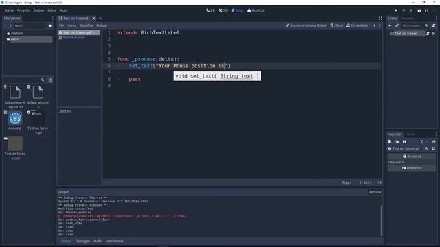 Fast Help - Display some text - Godot смотреть онлайн