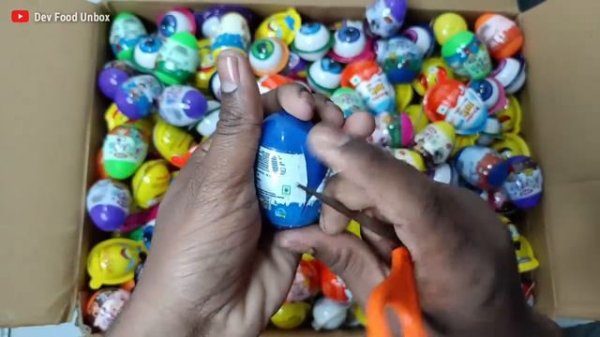 Surprise Eggs Unboxing | Lot's Of Surprise Eggs and Kinder Joy Fun Video | ASMR