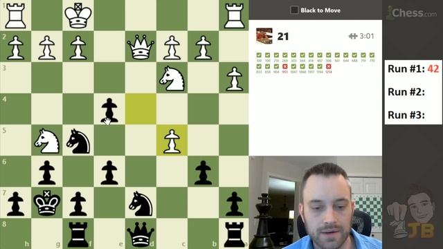 International Master Confounded by a 993-rated Chess Tactic | Puzzle Rush #10 смотреть онлайн