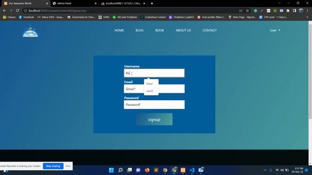Blog Website Using html, css, php, Mysql || Software Development IV смотреть онлайн