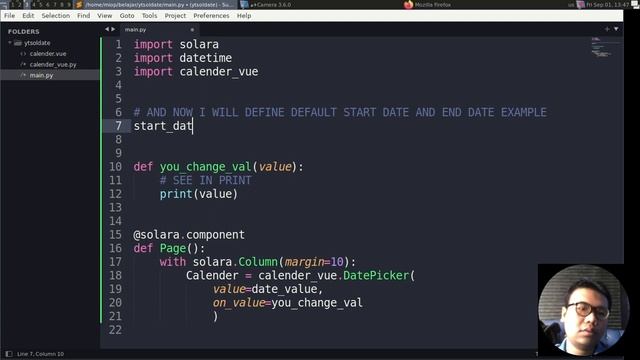 Solara Tutorial - Date Range Picker Input смотреть онлайн