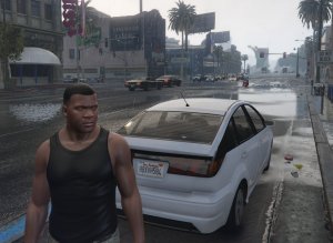 ФРАНКЛИН ЕЗДИТ ПО ПРАВИЛАМ  НА ПРИУСЕ В GTA V!
