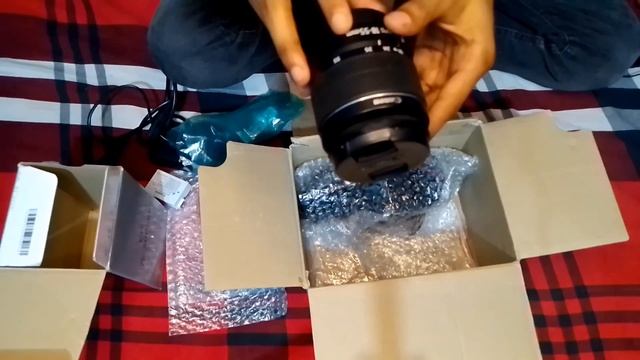 Unboxing My New Camera Canon 700d With 75-300mm Lens
