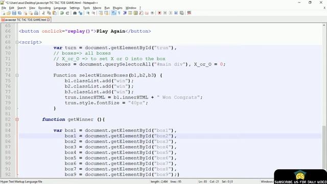 Create the Tic Tac Game using HTML CSS JAVA SCRIPT смотреть онлайн