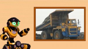 Изучаем машины вместе с роботом. Видео для детей про машины