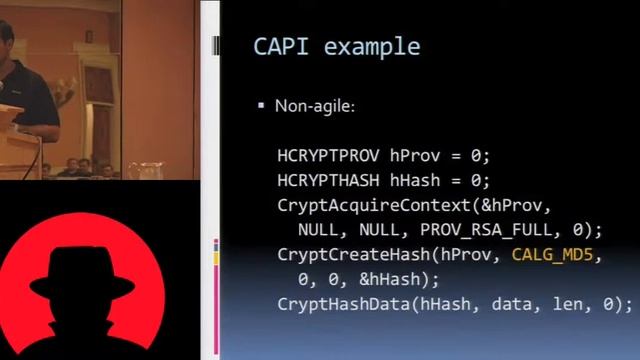 Black Hat USA 2010: Cryptographic Agility: Defending Against the Sneakers Scenario 2/5 смотреть онлайн