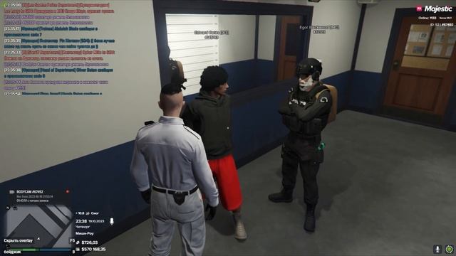 С НУЛЯ.ВЫЖИВАНИЕ В АМЕРИКЕ.#14 НА СТРАЖЕ ПОРЯДКА В LSPD НА MAJESTIC RP GTA 5 смотреть онлайн